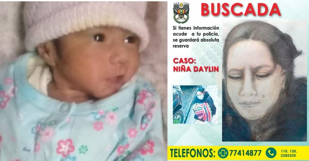 Identifican a detenida en el caso del bebé Alex como presunta raptora de la bebé Daylin