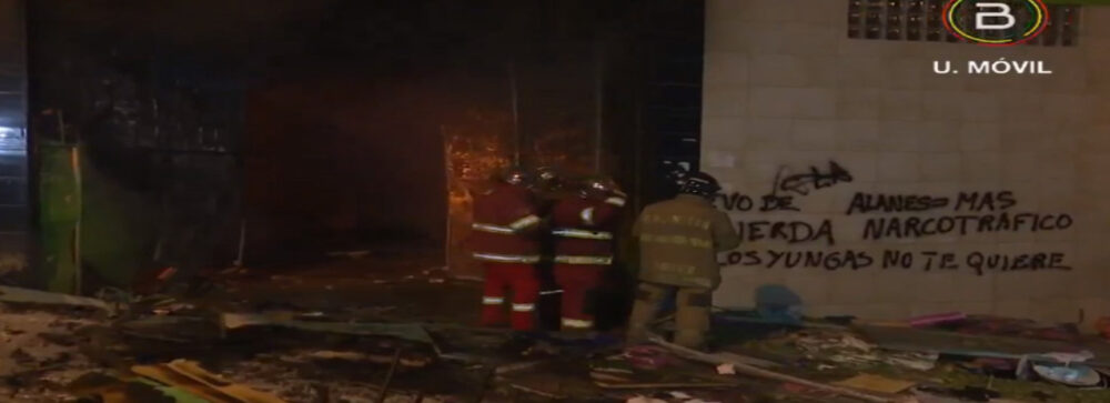 Cocaleros incendiaron un edificio y retuvieron y golpearon a varias personas, el analista Paz los relaciona con el golpe de 2019