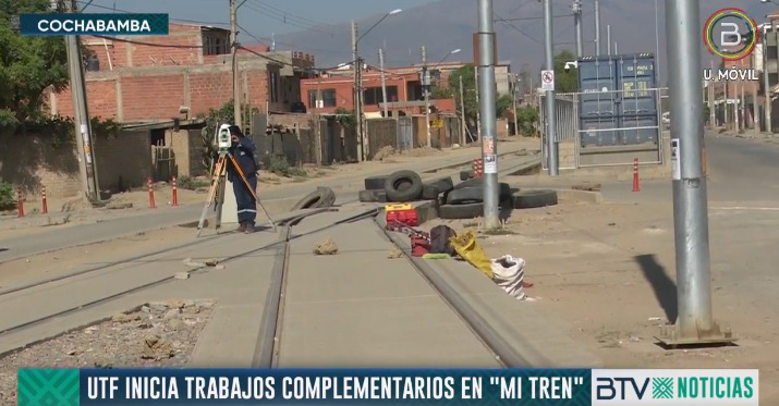 Cochabamba: UTF inicia trabajos de mejoramiento en el Distrito 4 para garantizar operaciones del Tren Metropolitano