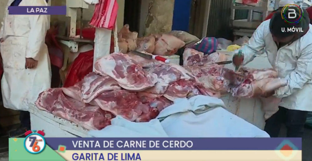 La fiesta de Todos Santos mueve la venta de flores, carne de pollo y cerdo en La Paz