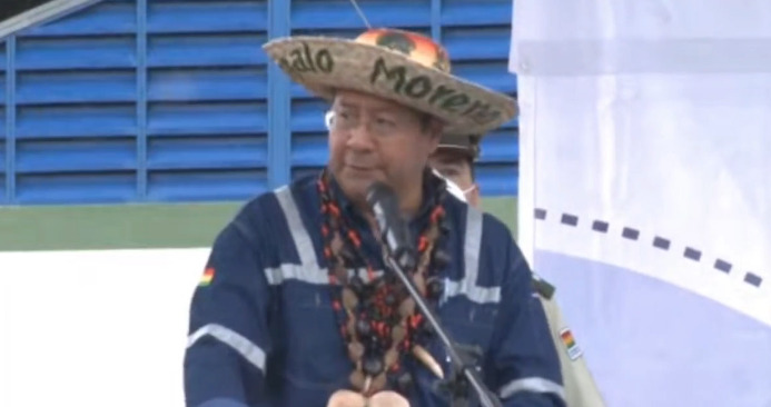 Presidente Arce entrega ampliación y renovación de líneas eléctricas en Pando