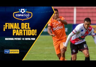 Trabajada victoria de Nacional Potosí que con gol de Martín Galaín logró vencer a Royal Pari