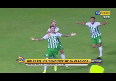 Goles en los ‘benditos’ 90’ en clásicos. Oriente anoche lo definió a los 96’