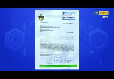 Erlan García nos trae información sobre las acusaciones de Wilstermann hacia el club Bolívar