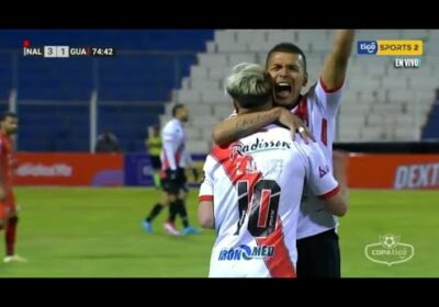 ¡Gol de Nacional Potosí! Cristian Álvarez anota el tercer gol potosino.