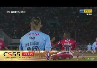 Momento Imcruz en el primer tiempo de Wilstermann vs. Bolívar.