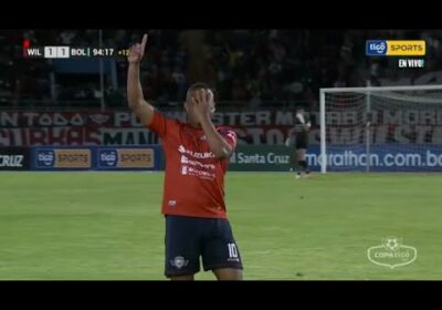 ¡Gol de Wilstermann! Serginho anota desde el punto penal para igualar el partido