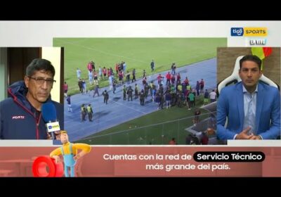 Alberto Illanes nos cuenta sobre los disturbios sucedidos durante el partido.