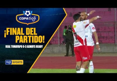 ¡Final del partido! Always Ready goleó  Real Tomayapo en Tarija.