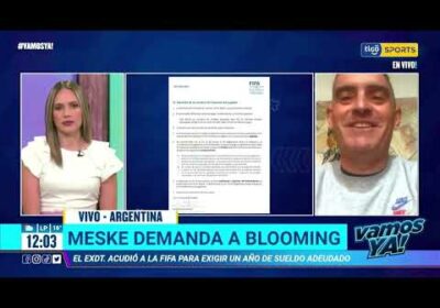 VamosYa ❗️Hernán Meske, Exdirector Técnico de Blooming demandó a la ‘Academia’ cruceña.