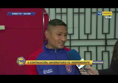 Ronald Gallegos habló con Tigo Sports Noticias previo al clásico capitalino.