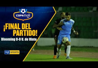 ¡Final del partido! Marcador igualado en el ‘Tahuichi’ sin goles. Blooming 0-0 Universitario deVinto