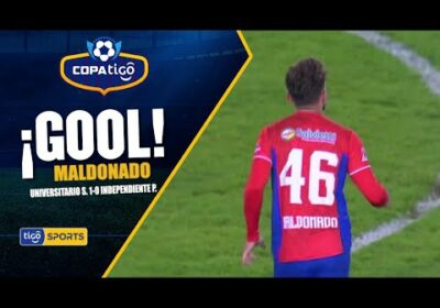 ¡Gol de Universitario! Disparo cruzado de Ramiro Maldonado para poner a festejar a la ‘U’ .