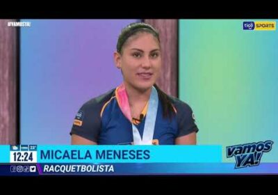 #VamosYa❗️ Micaela Meneses, la racquetbolista cruceña conquistó el subcampeonato en el US OPEN.