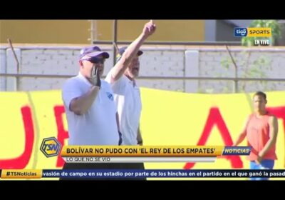 Bolívar no pudo con ‘El rey de los empates’. Lo que no se vio.