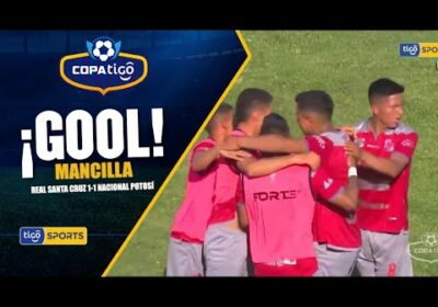 ¡Gol de Nacional Potosí! Daniel Mancilla aprovecha un error defensivo del ‘Albo’ para anotar el gol.