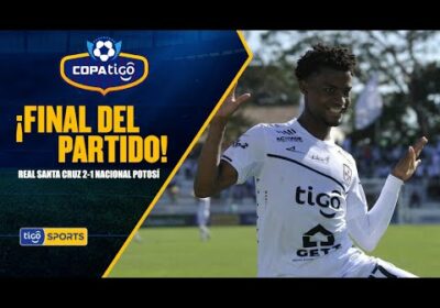 ¡Final del partido! Real Santa Cruz logró vencer a Nacional Potosí en el ‘Pajonal’.