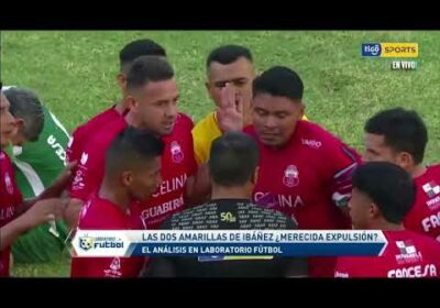 🔬Guabirá jugó con 10 desde el minuto 21. Ibañez fue expulsado por doble amarilla.