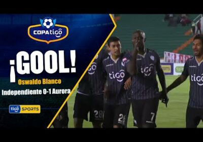 ¡Gol de Aurora! Oswaldo Blanco y una precisa ejecución desde el punto penal para abrir el marcador