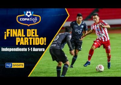 ¡Final del partido! División de honores en Sucre, comenzó ganando Aurora pero ‘Inde’ logró igualarlo