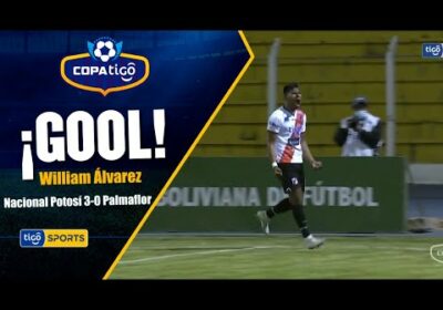 ¡Gol de Nacional Potosí! William Álvarez anota el tercer gol del local.