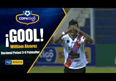 ¡Gol de Nacional Potosí! William Álvarez anota el cuarto gol del ‘Rancho Guitarra’.