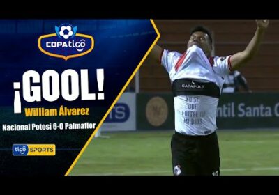 ¡Gol de Nacional Potosí! Hat-trick de Willan Álvarez.