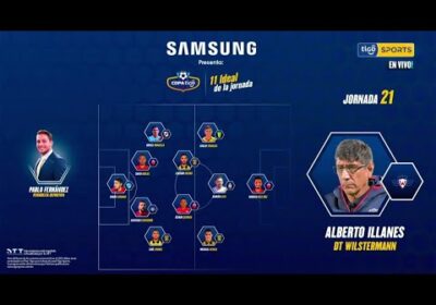 El Once ideal de la Fecha 21 gracias a Samsung por Pablo Fernández.