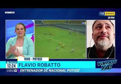 #VamosYa❗️ Flavio Robatto, Dt de Nacional Potosí nos cuenta el buen momento de su equipo.