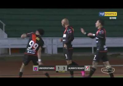 ¡Gol de Always Ready! Marcos Riquelme pone en ventaja al `millonario` ras un gran centro de Edarlin