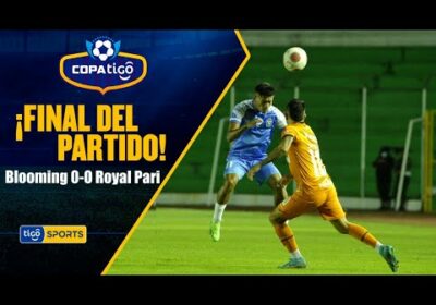¡Final del partido! División de honores en el ‘Tahuichi’ sin goles entre Blooming y Royal Pari.