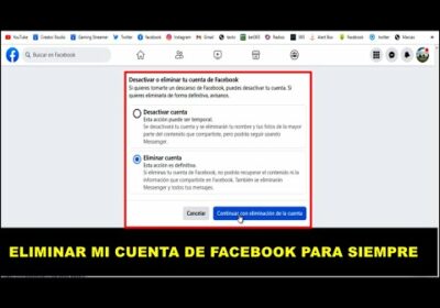 ELIMINAR MI CUENTA DE FACEBOOK DEFINITIVAMENTE | NUEVO MÉTODO META