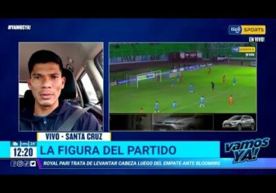 La figura del partido. Royal Pari trata de levantar cabeza luego del empate ante Blooming.
