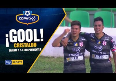 ¡Gol de Independiente Petrolero! Rasante y cruzado disparo de Cristaldo para aumentar la ventaja.