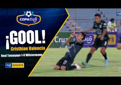 ¡Gol de Real Tomayapo! Cristhian Valencia abre el marcador en Tarija.