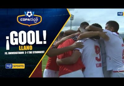 ¡Gol de Universitario de Vinto! Potente remate de Andrés Llano para dar vuelta el marcador.