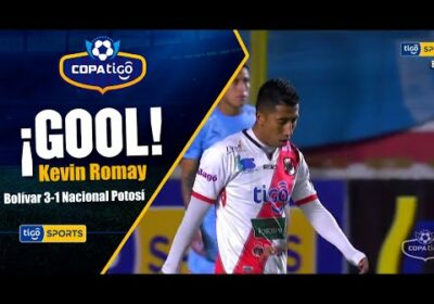 ¡Gol de Nacional Potosí! Kevin Romay descuenta el marcador.