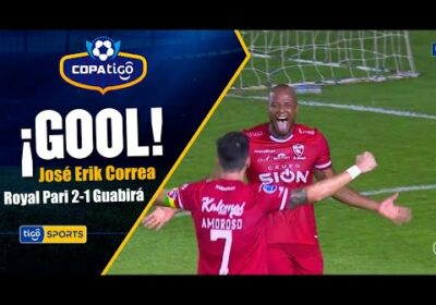 ¡Gol de Royal Pari! José Erik Correa anota para Royal Pari que revierte el marcador