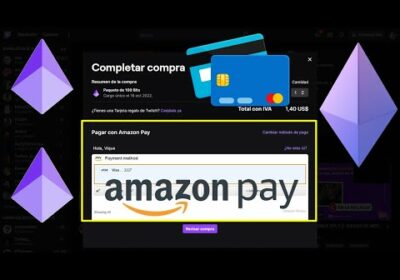 COMPRAR BITS EN TWITCH CON AMAZON PAY