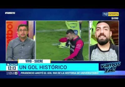 Vamos Ya❗️ Un gol histórico. Ángel Prudencio anotó el gol 900 de la historía de Universitario.