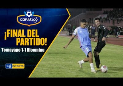 ¡Final del partido! Marcador igualado en Tarija. Real Tomayapo 1-1 Blooming