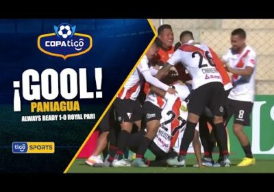 ¡Gol de Always Ready ! Moisés Paniagua anota el gol que por ahora se está dando la victoria.