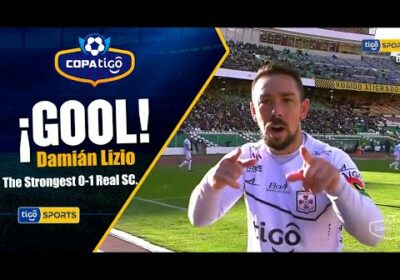 ¡Gol de Real Santa Cruz! Damián Lizio y una jugada individual para poner en ventaja al ‘Albo’.