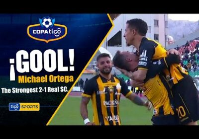 ¡Gol de The Strongest! Michael Ortega cambia penal por gol.