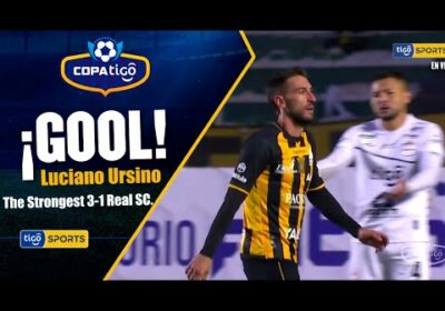 ¡Gol de The Strongest! Luciano Ursino anotó el tercer gol atigrado