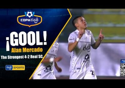 ¡Gol de Real Santa Cruz! Alan Mercado descuenta para el ‘Albo’.
