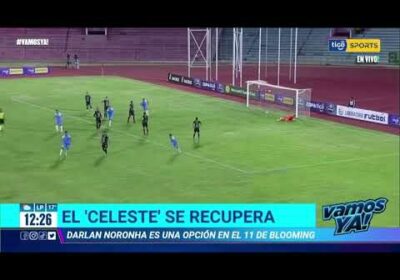 El ‘Celeste’ se recupera. Darlan Noronha es una opción en el 11 de Blooming.