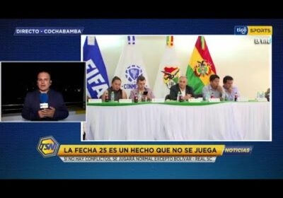 La Fecha 25 es un hecho que no se juega. Si no hay conflictos, se jugará normal excepto Bol…..