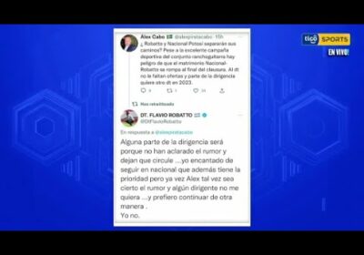 ¿Fin de Flavio Robatto en Nacional Potosí?