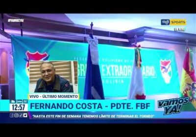 Vamos Ya❗️ Fernando Costa- Presidente FBF: «Hemos decidido suspender la fecha 26».